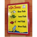 One Fish Two Fish Red Fish Blue Fish - Dr Seuss - Beginner Books EX CON