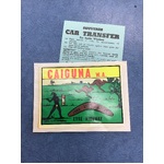 VINTAGE Souvenir Car Sticker Decal - Caiguna WA