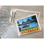 VINTAGE Souvenir Car Sticker Decal - Brisbane Story Bridge 