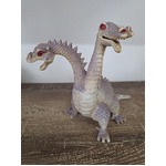 VINTAGE 1986 Double Headed Dragon Toy by Imperial Hong Kong Purple