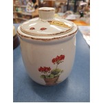 Ceramic Geranium Kitchen Canister