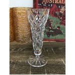 VINTAGE Lead Crystal Candlestick Holder - 15 cm Tall 