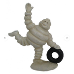 Small Michelin Man Statue - Running - Cast Iron