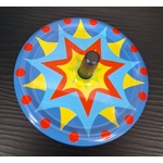 Spinning Top - Red Yellow Blue Star - Colour Changing Illusion