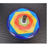 Spinning Top - Multicoloured Hexagons - Colour Changing Illusion