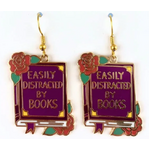 Easily Distracted By Books Earrings - Jubly-Umph Originals