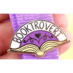 Booktrovert Lapel Pin - Jubly-Umph Originals