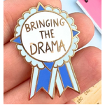 Bringing the Drama Lapel Pin - Jubly-Umph Originals