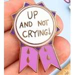 Up and Not Crying Lapel Pin - Jubly-Umph Originals