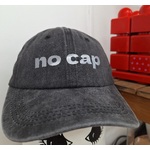 No Cap Baseball Cap Hat - Funny - Black Denim