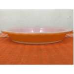 Vintage Pyrex Pie Dish  - No 17 Orange Base - 22.5 cm 