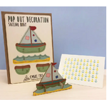 Pop Out Decoration - Greeting Card - Sailing Boat