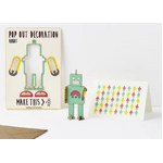 Pop Out Decoration - Greeting Card - Robot