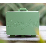 Getting Lost - Empty Suitcase Container - Moss Green