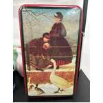 VINTAGE House of Lloyd 1992 Tin - Victorian Ladies Feeding Geese