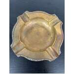 VINTAGE Brass / Copper Ashtray - 4 Person