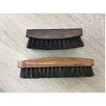 VINTAGE Wooden & Horse Hair Shoe Brushes - Lot of 2 - Swan No 2