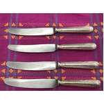 VINTAGE Walker & Hall Knives - Silver Plate x 4 - 21.1 cm