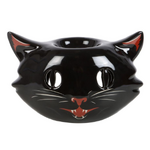 Spooky Black Cat Ceramic Oil Burner