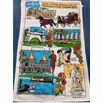 Vintage Souvenir Tea Towel - Ballarat South Australia