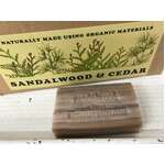 Sandalwood & Cedar Soap 100g Bar - Australian Made