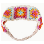 Crochet Elasticated Headband - Floral