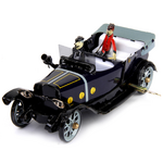 Car Wind Up Tin Toy - Chauffeur & Passenger