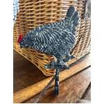 Chicken Wall Hook -Cast Iron - Black