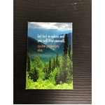 Get Lost In Nature & Possibly Die - Funny Fridge Magnet