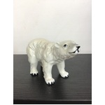 VINTAGE Polar Bear Figurine - Ceramic - 6 cm Tall 