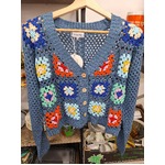 Granny Squares Crochet Cardigan - Colourful - M/L