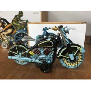 Wind Up Tin Toy - Harley Davidson Motorcycle