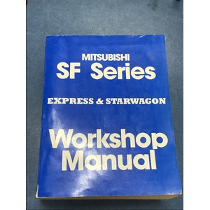 1986 Mitsubishi SF Series Express Starwagon Workshop Manual 