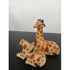 Giraffe Salt and Pepper Shakers - Ceramic