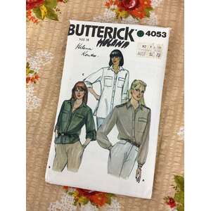 VINTAGE Butterick 4053 Sewing Pattern - Miss Size 18 - Shirt 