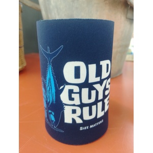 Old Guys Rule Size Matters Fishing Stubby Holder 