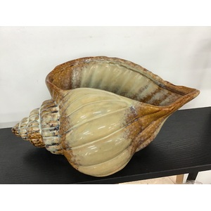 VINTAGE Conch Seashell Planter - Ceramic 