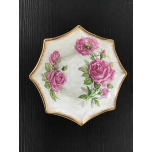 Royal Standard Octagonal Dish - Orleans Rose - Textured Finish  