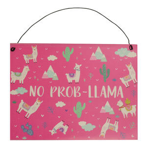 No Prob-llama Tin Sign