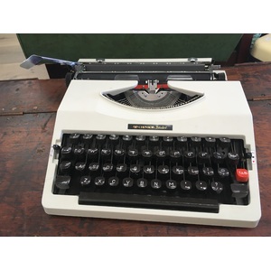 1940's Mercedes Superba Typewriter w Case - Good Working Order