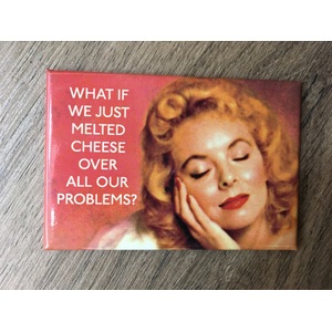 Melted Cheese - Funny Fridge Magnet