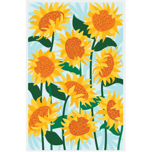 Sunflowers 100% Cotton Kitchen Tea Towel