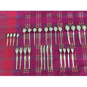 MCM Antigua Grand Prix Stainless Steel Cutlery Set - 28 Pieces - Korea