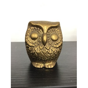 Brass Owl Figurine 5.5 cm Tall