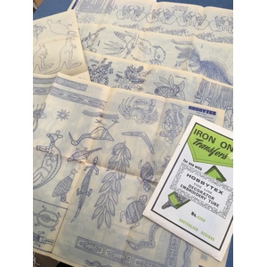 VINTAGE Hobbytex Iron On Transfers 0308 0309 0302 