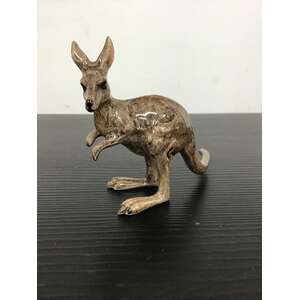 Ceramic Kangaroo Ornament - 6.5 cm Tall - Hand Painted 