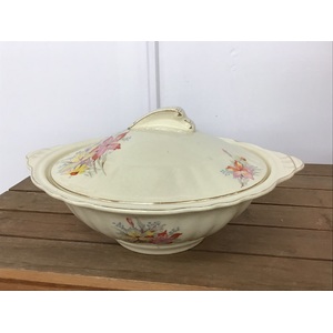 J&G Meakin Sunshine Sol Lidded Serving Dish or Tureen - Floral Pattern 