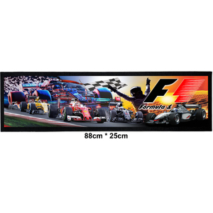 Formula 1 Bar Runner Mat - 90 cm Long - Motor Racing 