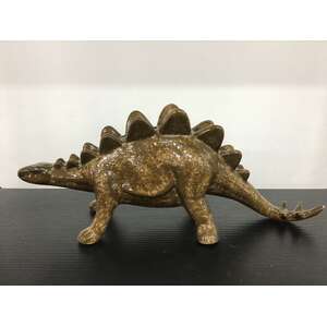 Ceramic Stegosaurus Dinosaur Money Box - 13 cm Tall