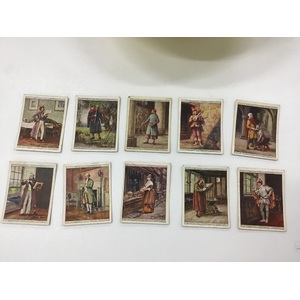 VINTAGE Will's Cigarette Cards - English Period Costumes - Lot of 10